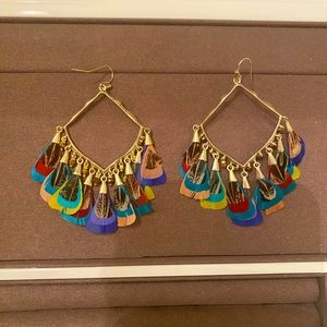 Kendra Scott Feather Earrings